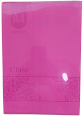 Class A4 Note Book 60 Sheets Solid PP Jacket